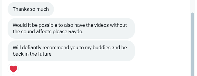 Max testimonial chat